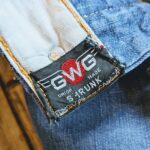 1950s-60s CANADA GWG COWBOY KING Denim Pants Blue W32