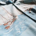 1970s-80s USA Hawaiian Shirt Blue Mens-L