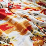 1980s-90s USA Aremar S/S Rayon Hawaiian Shirt Red Mens-L