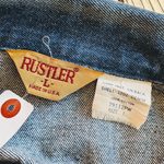 1970s-80s USA RUSTLER Denim Jacket Blue Mens-L