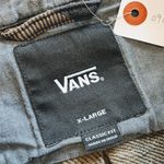 USA VANS L/S Plaid Heavy Flannel Shirt Brown Mens-XL