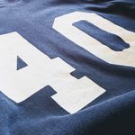 BigSize 1980s-90s USA Number SweatShirt Navy Mens-2XL