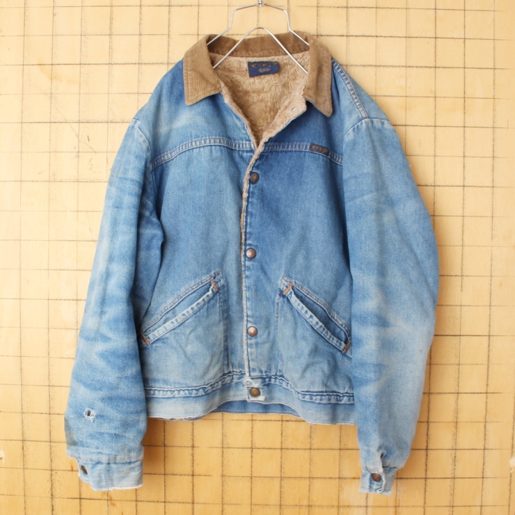 vintage USA製　fleece corner wolf ブルゾン