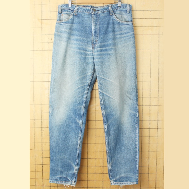 90s USA製 Levis リーバイス 550 テーパード ジーンズ デニム パンツ W38 アメリカ古着