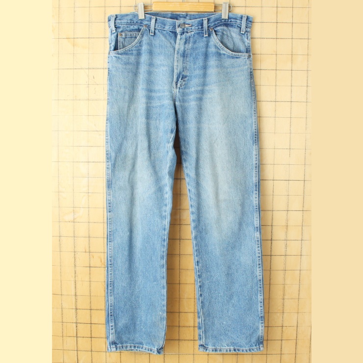 USA Dickies ディッキーズ デニム ワーク パンツ ブルー W34 アウトドア アメリカ古着