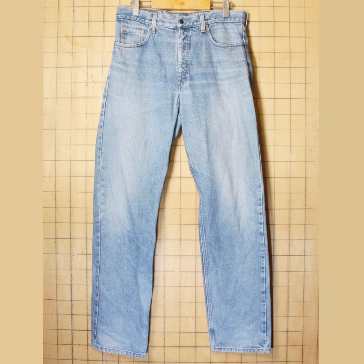 90s EURO Levis ユーロ リーバイス 615 02 ブルー ジーンズ デニム パンツ W33 ヨーロッパ古着 020222ss133