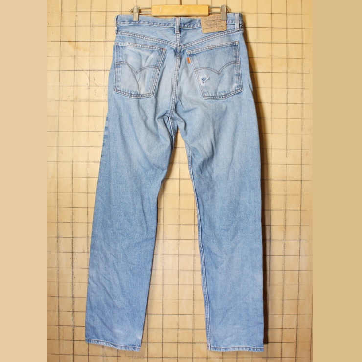 90s EURO Levis ユーロ リーバイス 615 02 ブルー ジーンズ デニム パンツ W33 ヨーロッパ古着 020222ss133