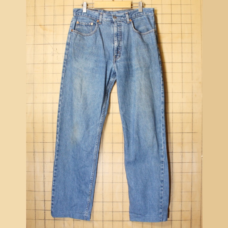 90s EURO Levis ユーロ リーバイス 615 02 ブルー ジーンズ デニム パンツ W34 ヨーロッパ古着 020222ss135