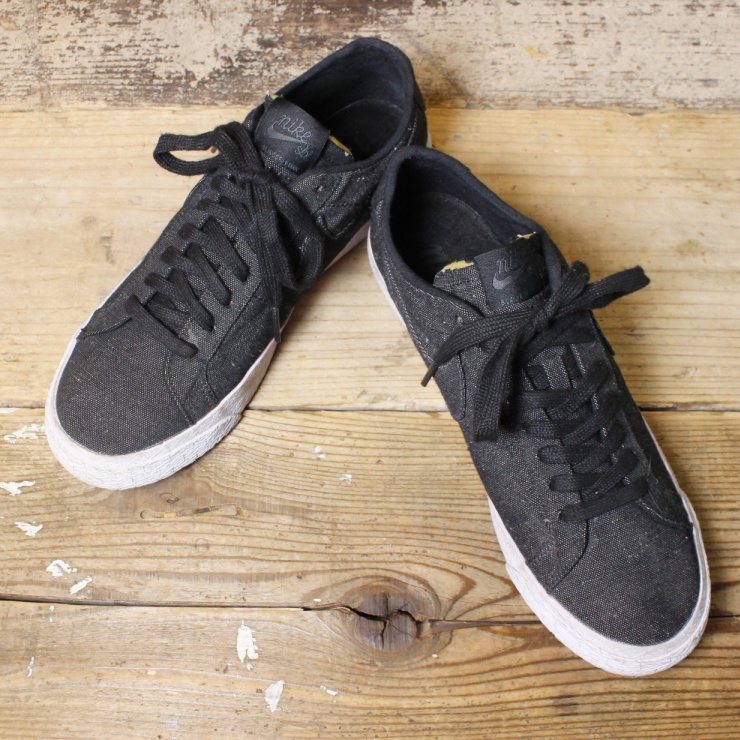 Nike SB Zoom Blazer Low Deconstructed ナイキ スニーカー シューズ メンズ26cm ブラック アメリカ古着