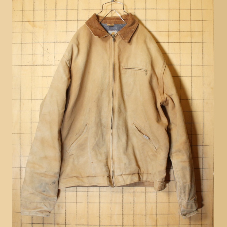 90s USA製 Carhartt カーハート デトロイトジャケット ブラウン 在庫