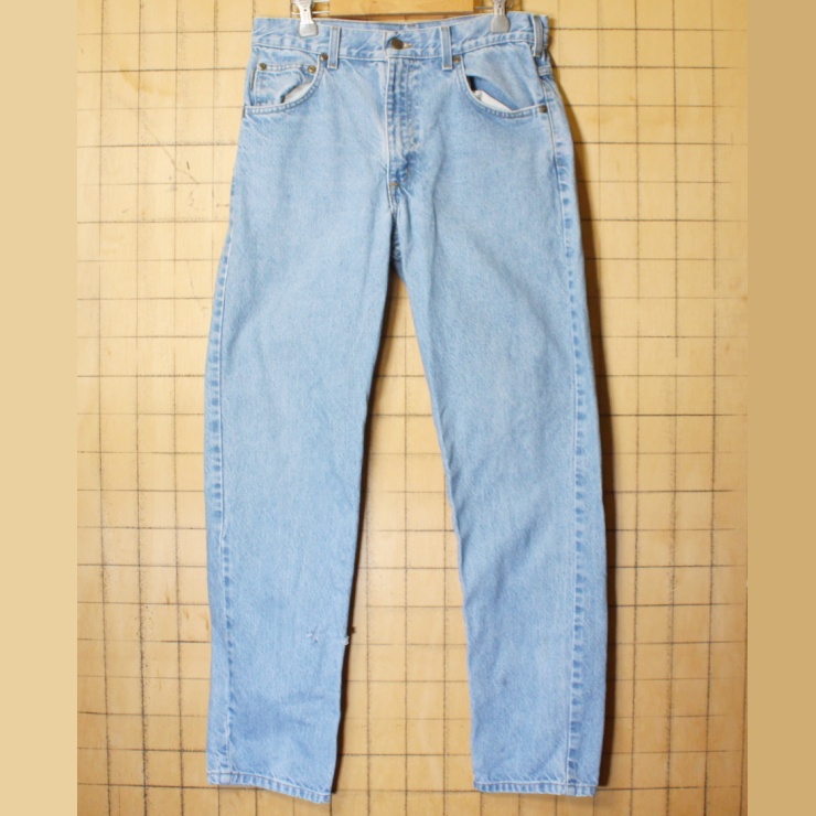 80s 90s USA carhartt カーハート デニム パンツ ブルー W31 ワーク ペインター アメリカ古着