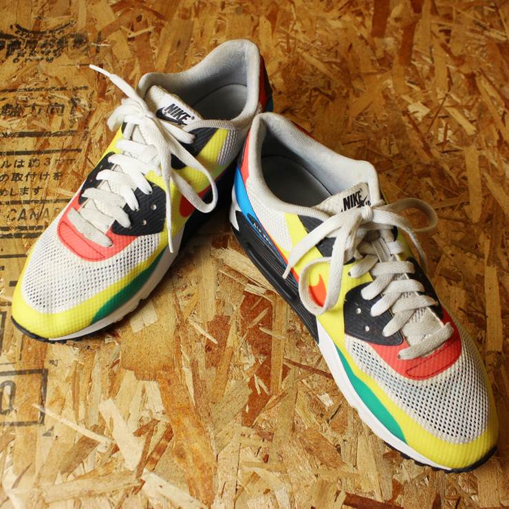 NIKE Air Max 90 Hyperfuse PRM NRG What The Max Pack London Olympic ナイキ エアマックス シューズ スニーカー 27.5cm ホワイト 中古