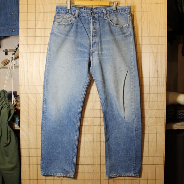 USA製 古着 Levis リーバイス 501 ジーンズ デニム パンツ ブルー W38 ss3