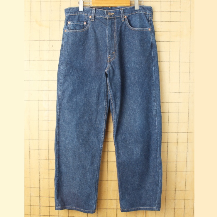 90s USA製 Levis リーバイス 519 ストレート ジーンズ ブルー デニム パンツ W36 アメリカ古着