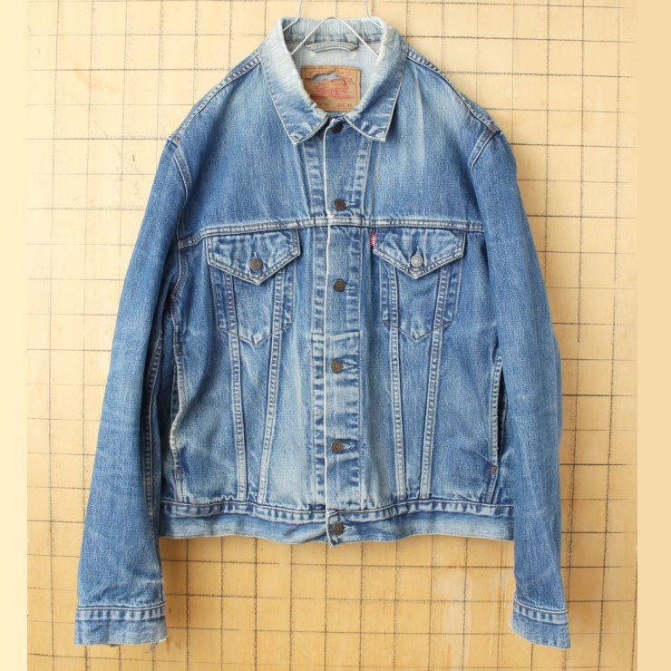 EURO Levis リーバイス 70550 デニム ジャケット メンズXL ポケット ヨーロッパ古着