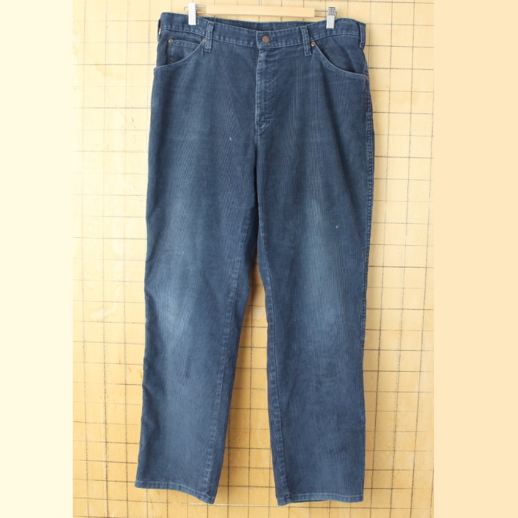 USA Dickies ディッキーズ コーデュロイパンツ ネイビー ブルー W36 TALON アウトドア アメリカ古着