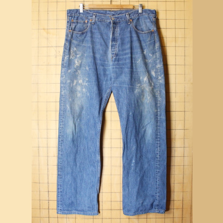 90s EURO Levis ユーロ リーバイス 501 ブルー ジーンズ デニム パンツ W38 ヨーロッパ古着