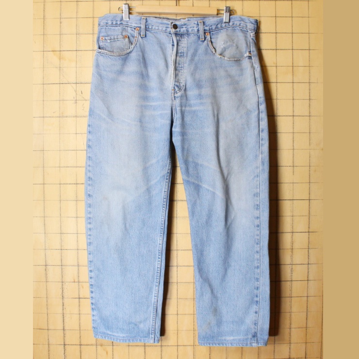 90s EURO Levis ユーロ リーバイス 614 ブルー ジーンズ デニム パンツ W38 ヨーロッパ古着