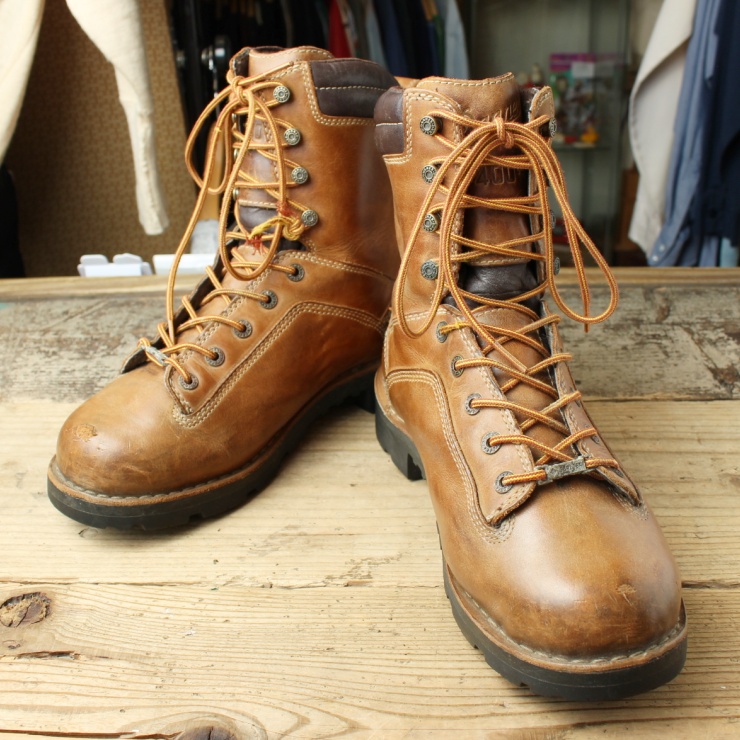 USA製 Danner ダナー 17319 GORE-TEX レザーワークブーツ アウトドア  US9 27cm相当 QUARRY USA DISTRESSED BROWN INSULATED 400G アメリカ古着