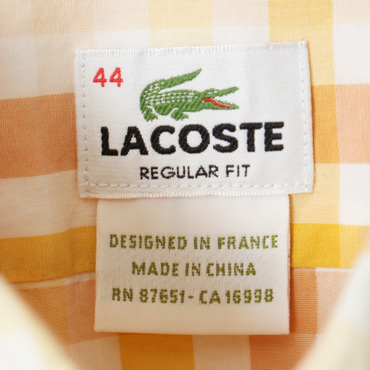 ファッション 通販 フランス企画 フレンチラコステ Lacoste 長袖 ボタンダウン トップス