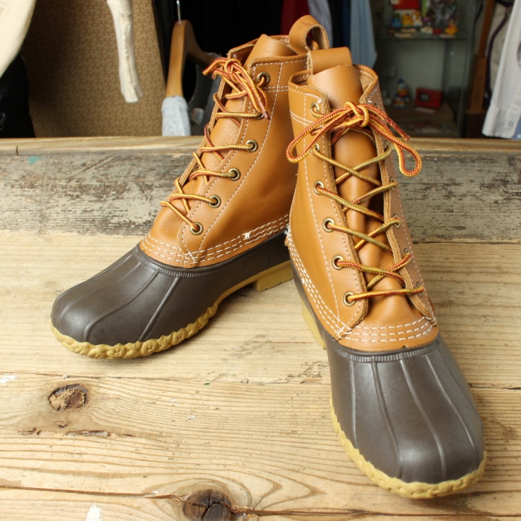 USA製 LLBean ビーンブーツ 6ホール 8インチ 23cm相当 レザー ハンティング エルエルビーン アメリカ古着
