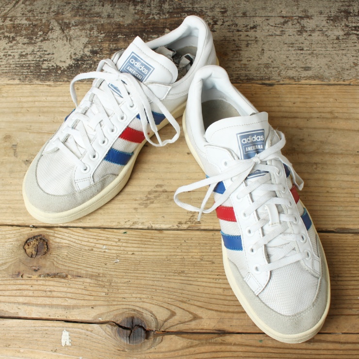 adidas アディダス AMERICANA Low アメリカーナ スニーカー シューズ 27.5cm ホワイト 古着