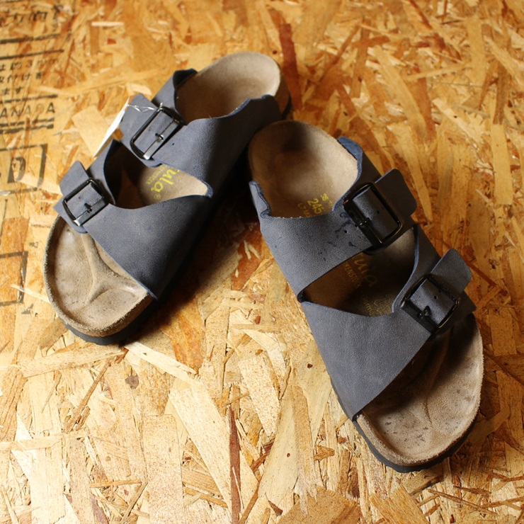 BIRKENSTOCK ビルケンシュトック Betula ドイツ製 古着 ネイビー コンフォート サンダル 24.5cm