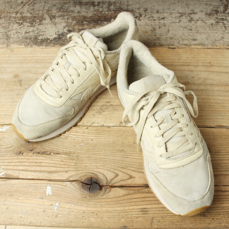 Reebok リーボック スニーカー 28cm ベージュ シューズ スエードレザー アメリカ古着