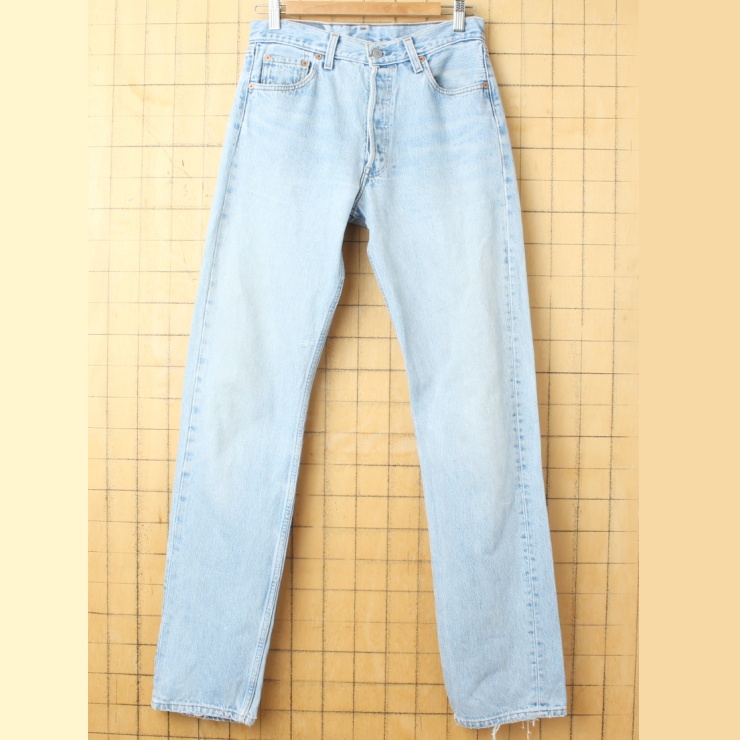 90s USA製 Levis 501 リーバイス ブルー ジーンズ デニム パンツ W30 アメリカ古着 041223ss168