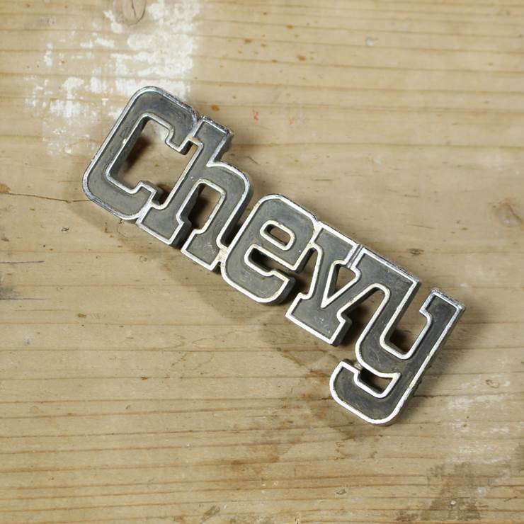 Chevy メタル エンブレム シェビー Chevrolet シボレー USA アメ車