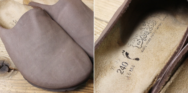 BIRKENSTOCK ビルケンシュトック birki's ボストンタイプ サンダル 24cm ナロー ドイツ製 ベージュ 古着