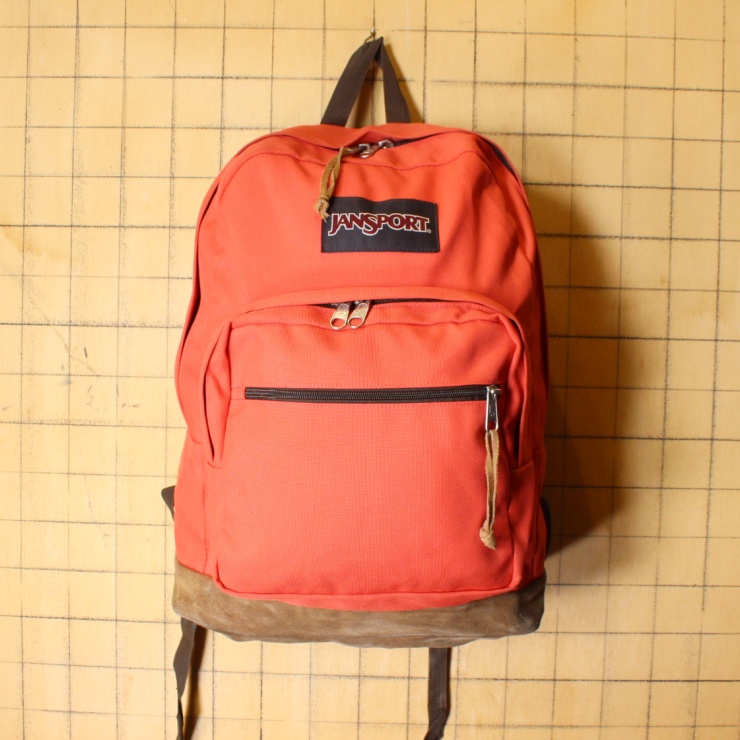 USA JANSPORT ジャンスポーツ リュックサック オレンジ アウトドア バックパック アメリカ古着 051122ss158