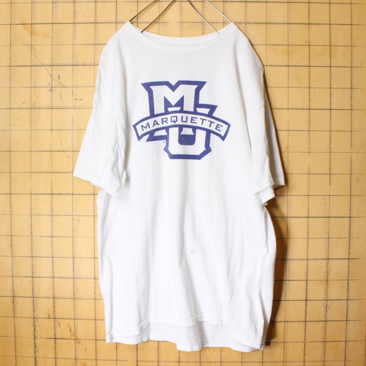 USA DELTA PRO WEIGHT McDonald's マクドナルド 両面プリント Tシャツ ホワイト 半袖 メンズL アメリカ古着