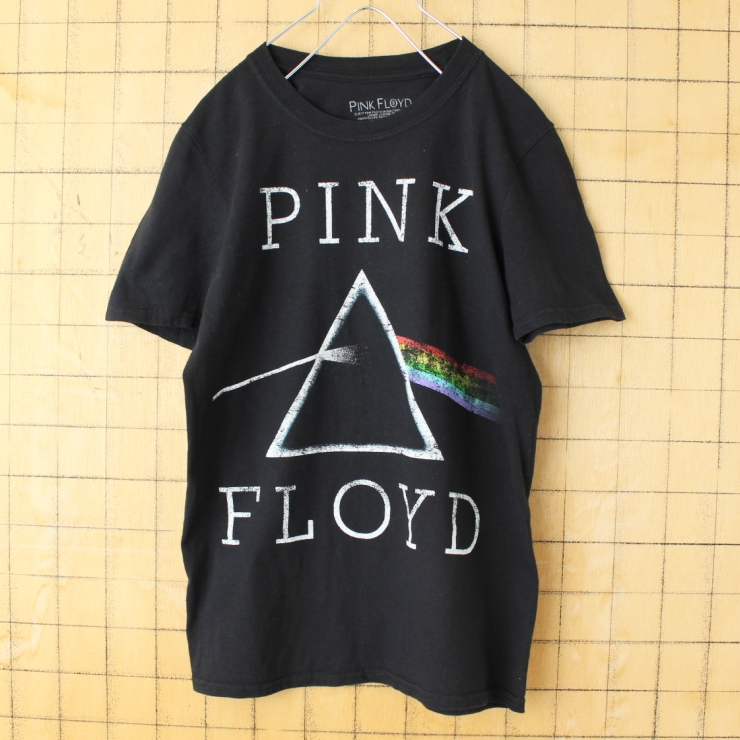 USA PINK FLOYD ピンクフロイド プリント 半袖 バンドTシャツ ブラック レディースS アメリカ古着