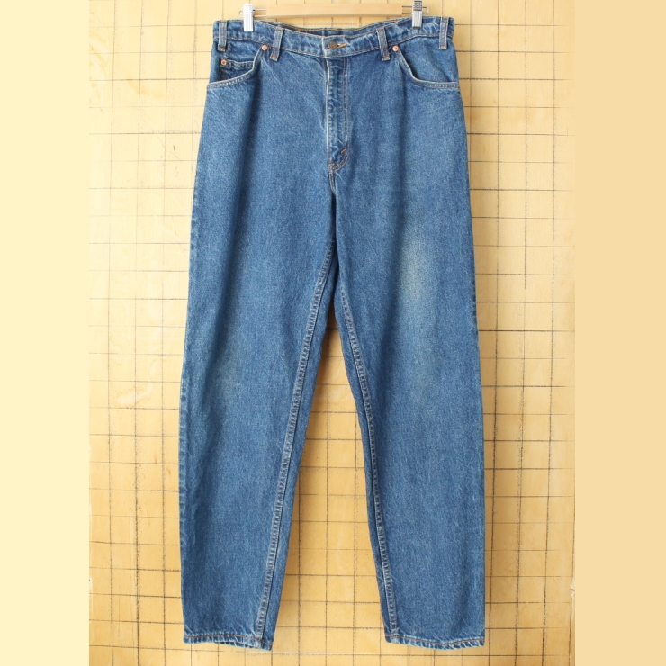 90s CANADA製 Levis リーバイス 550 テーパード ジーンズ デニム パンツ W36 アメリカ古着