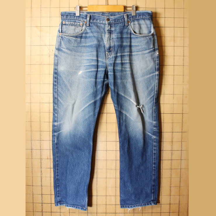 ビッグサイズ EURO Levis ユーロ リーバイス 581 ブルー ジーンズ デニム パンツ W38 青 ヨーロッパ古着