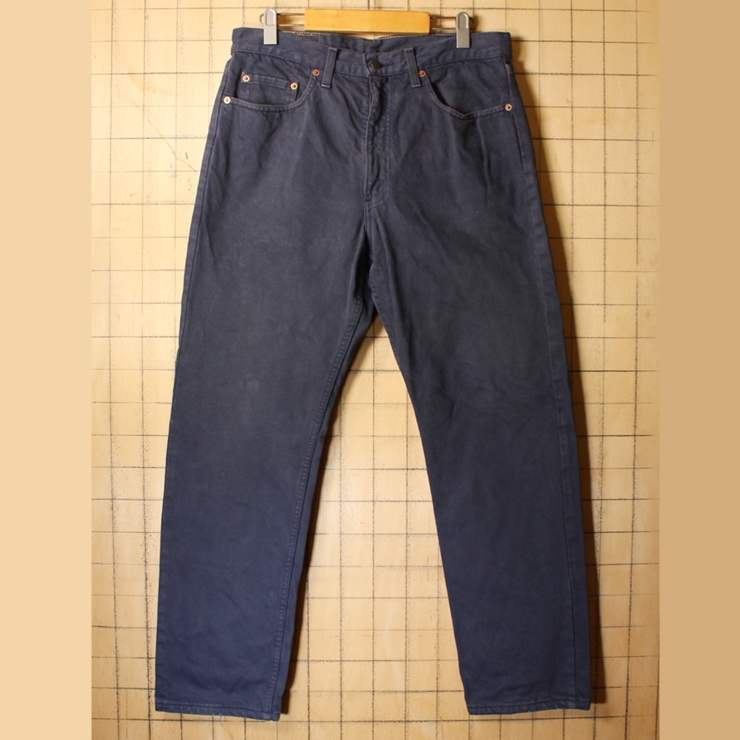 90s EURO Levis ユーロ リーバイス 615 02 ブラック カラー ジーンズ デニム パンツ W34 ヨーロッパ古着 062321ss156