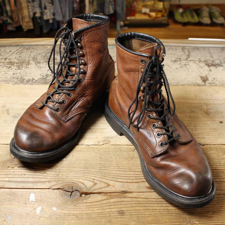 USA製 RED WING レッドウィング レザー ワーク ブーツ メンズ 28cm ロガー 古着 USED