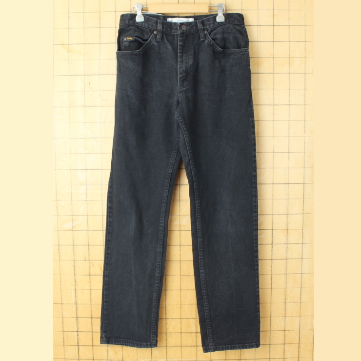 EURO Lee リー ブラックデニムパンツ W32 ジーンズ ユーロ ヨーロッパ古着