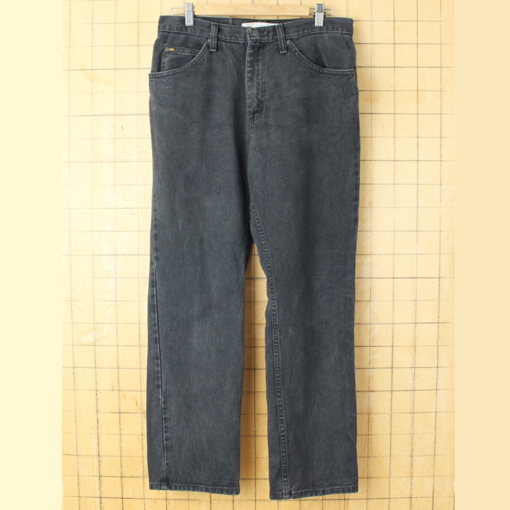 EURO Lee リー ブラックデニムパンツ W33 ジーンズ ユーロ ヨーロッパ古着