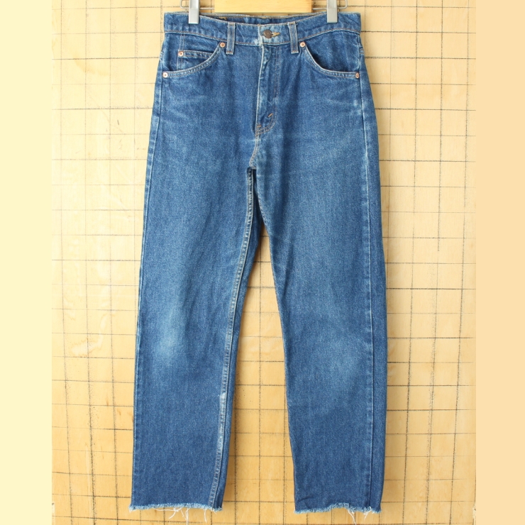 90s USA製 Levis 505 リーバイス ブルー ジーンズ デニムパンツ W30 アメリカ古着