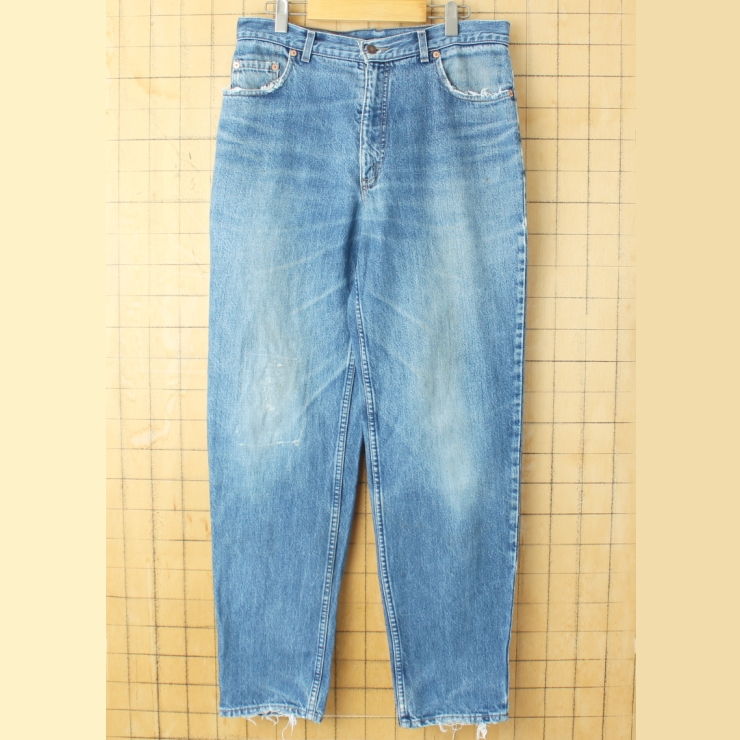 90s ベルギー製 Levis726 ユーロリーバイス ブルー ジーンズ デニムパンツ W34 ヨーロッパ古着