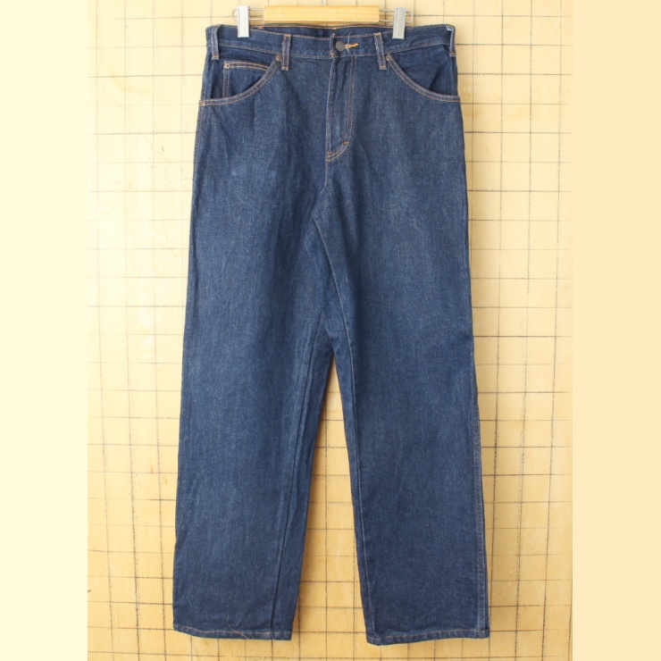 USA Dickies ディッキーズ デニム ワーク パンツ ブルー W32 アウトドア アメリカ古着