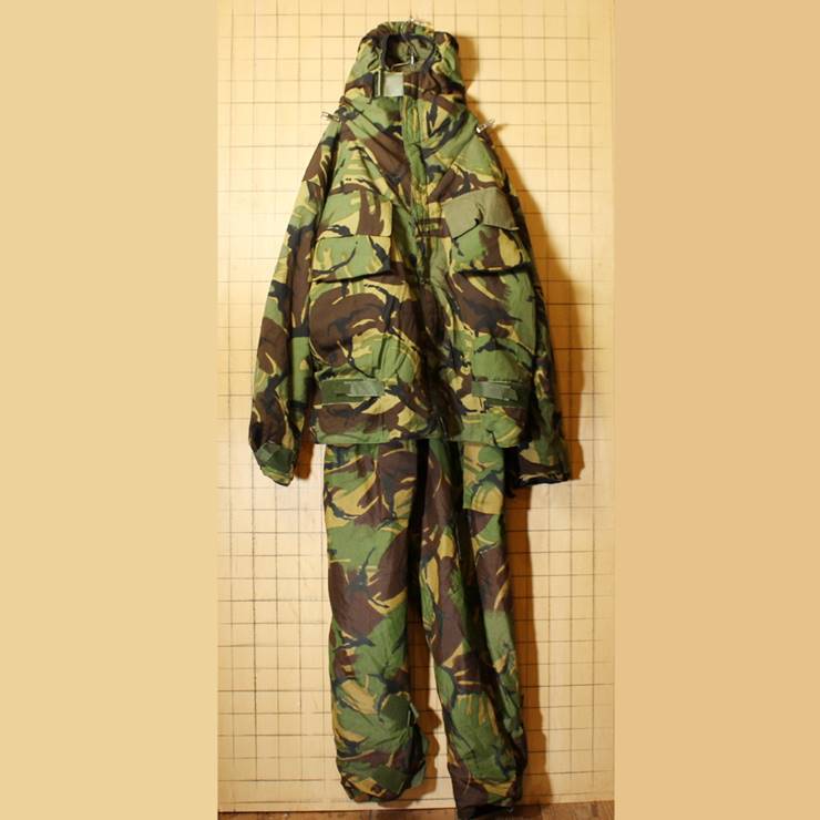 ビッグサイズ イギリス軍実品 SUIT PROTECTIVE NBC No1 MKⅣ スモックジャケット パンツ セットアップ メンズXL相当 ミリタリー古着