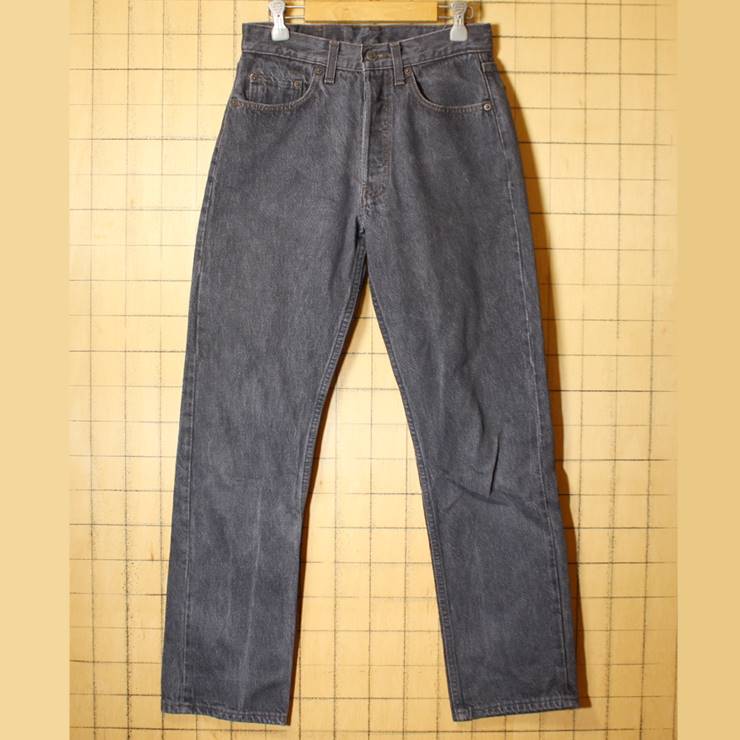 USA製 Levis リーバイス 501-0658 ブラック  ジーンズ デニム パンツ W29 黒 古着