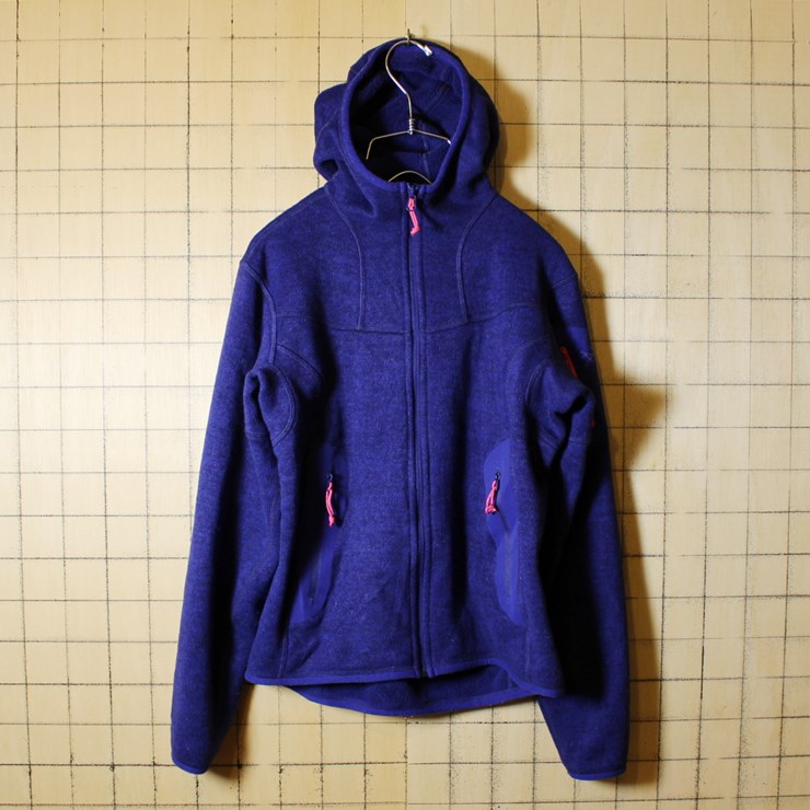 古着 アークテリクス Arc'Teryx Covert Hoody コバートフーディー フリース ジップアップ パーカージャケット レディースS パープル アウトドア