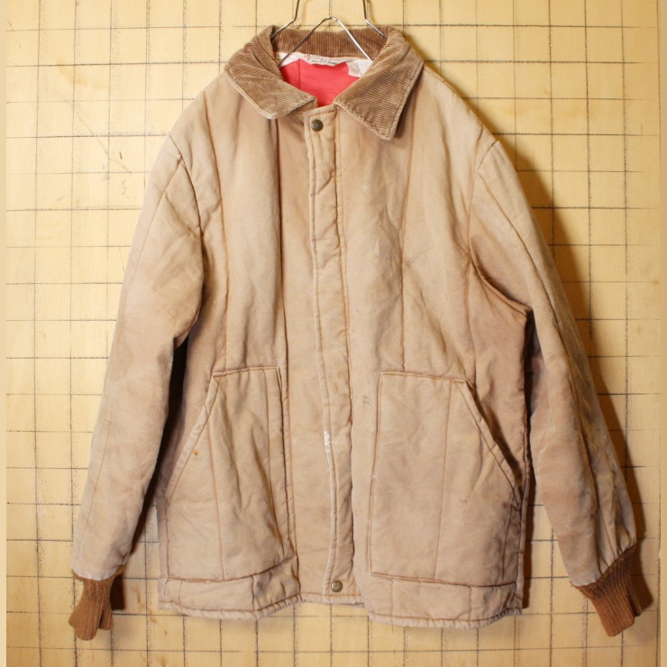 WOOLRICH ライナー付 カバーオール Lサイズ相当 ベージュ