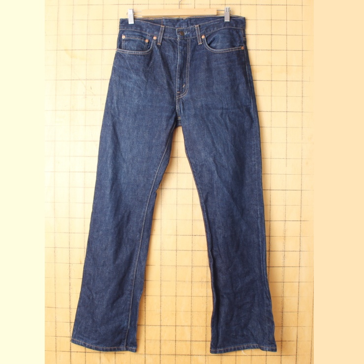 EURO Levis ユーロ リーバイス FOR OVER 140 YEARS ネイビー ブルー ジーンズ デニム パンツ W33 濃紺 ヨーロッパ古着