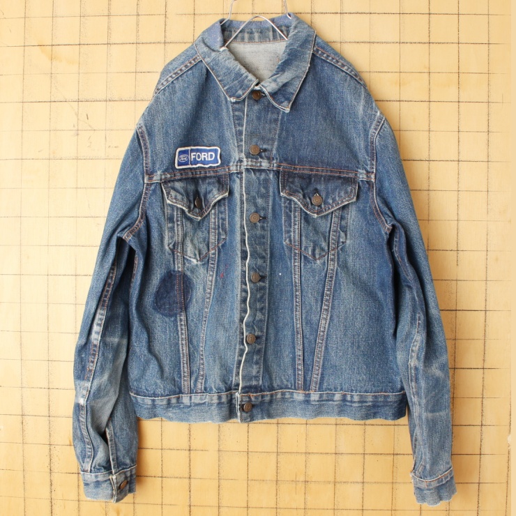 濃紺 USA製 Levis リーバイス 60s ヴィンテージ デニム BIG E