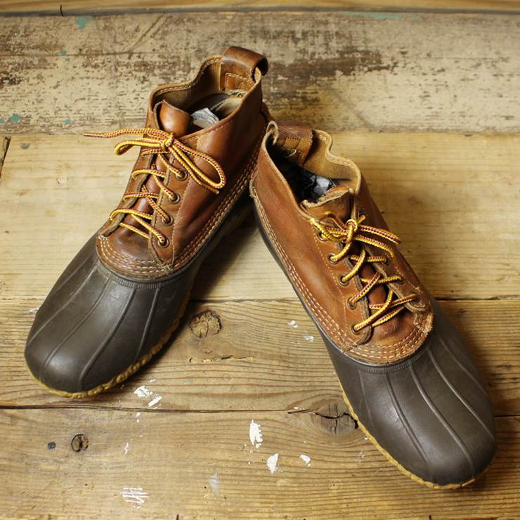 USA製 LLBean メンズ ビーン ブーツ 5ホール 6インチ 28.5cm相当 レザー ハンティング 古着 エルエルビーン USED